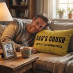 Personalisierte minimalistischen Stil weiche rechteckige werfen Kissenbezug mit Text Home Decor glücklichen Vatertag Geschenk für Vater Mann