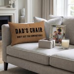 Personalisierte minimalistischen Stil weiche rechteckige werfen Kissenbezug mit Text Home Decor glücklichen Vatertag Geschenk für Vater Mann