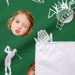 Elementi di golf personalizzati Miglior papà con foto di design Coprisedile carrello da golf Festa del papà Club Team Regalo di compleanno per gli amanti del golf