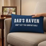 Personalisierte minimalistischen Stil weiche rechteckige werfen Kissenbezug mit Text Home Decor glücklichen Vatertag Geschenk für Vater Mann