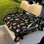 Elementi di golf personalizzati Miglior papà con foto di design Coprisedile carrello da golf Festa del papà Club Team Regalo di compleanno per gli amanti del golf