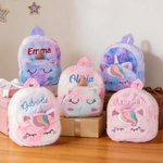 Zaino scolastico personalizzato con nome ricamato e astuccio per matite Regalo di compleanno per ragazze per il ritorno a scuola