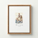 Personalized Watercolour Style Wedding Photo Canvas Prints with Name and Date Message Board Wall Decor Wedding Gift for Newlyweds