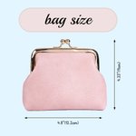 Personalised Retro Birth Flower PU Leather Coin Handbag with Name Daily Use Birthday Gift for Woman Friend