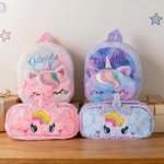 Zaino scolastico personalizzato con nome ricamato e astuccio per matite Regalo di compleanno per ragazze per il ritorno a scuola