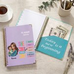 Personalised She Is Mom Bible Verse Cartoon 2026 Planner Spiral A5 Notebook with Name Birthday Christianity Gift for Mom Christian