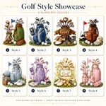 Personalized Golf Ball Set 10 oz Rock Whiskey Glass with Name Father's Day Birthday Gift for Golf Lovers Whiskey Drinkers