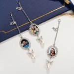 Personalisierte Perle Schmetterling Abschlusskappe Charme Quaste Memorial Ornament mit Foto Klasse von 2026 Graduierung Geschenk für Absolventen