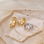 Personalised Sterling Silver Octagonal Family Ring with Engraved 1-8 Names Birthday Mother's Day Gift for Mom Family