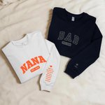 Personalized 3D Puff Print Mama Nana Dad Sweatshirt with Nickname and Kids' Names Mother's Day Father's Day Newborn Gift for Family