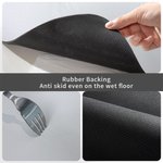 Tapis d'alimentation personnalisé en cuir PU avec nom Fournitures pour animaux Cadeau d'anniversaire pour les propriétaires de chiens