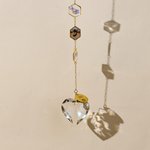 Personalisierte Forget-Me-Not Foto Herz Kristall Haustier Memorial Windspiel mit Namen Memorial Ornament Sympathie Jahrestag Geschenk für den Verlust von Haustier