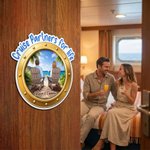 Personalized Cartoon Couple Character Back View Cruise Fridge Magnet with Name Home Decor Birthday Summer Travel Gift for Couple