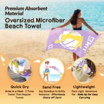 Personalised Basketball Player Silhouette Quick Dry Oversized Beach Towel with Name and Number Beach Party Summer Holiday Gift for Basketball Lover