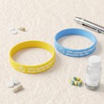 Gepersonaliseerde Silicone Emergency Medical Alert ID Band armband met gegraveerde tekst Verjaardagscadeau voor diabetes allergie epilepsie autisme