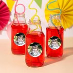 Personalized Graduation Photo Stickers with Name and Text Set of 20 Favor Label Celebration Party Decor Gift for Graduates