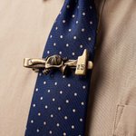 Personalized Fire Axe Tie Clip with Text Meaningful Retirement Father's Day Birthday Gift for Firefighter Retirement