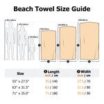 Personalized Fish Marine Life Art Illustration Oversized Quick Dry Beach Towel with Name Summer Vacation Travel Essentials Birthday Gift for Friends