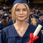 Personalized Graduation Cap Heart Birthstone Necklace with Name and Year Graduation Ceremony Party Gift for Graduates