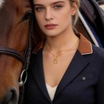 Personalized Equestrian Stirrup Hidden Signet Necklace with Engraved Name and Text Minimalist Jewelry Anniversary Birthday Gift for Horse Lovers