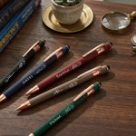 Personalised Birth Flower Zodiac Design Retractable Glitter Ballpoint Pen with Name Daily Use Birthday Gift for Student Friend Teacher