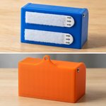 Distributore personalizzato di sacchetti per la cacca del cane con nome stampato in 3D e sacchetti biodegradabili Regalo per attività all'aperto per gli amanti dei cani