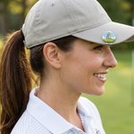 Personalised Birth Flower Golf Ball Marker Magnetic Hat Clip with Name Birthday Game Day Gift for Golf Players Lovers