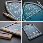 Gepersonaliseerde Dit Jaar Gelezen Boeken Gotische Houten Boeken Leestracker met Tekst en 30 Getallen Blokken Boekenplank Decoratie Verjaardagsgeschenk voor Lezer Boekenliefhebber