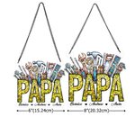 Adorno de sol acrílico personalizado con 1-12 nombres Día del Padre Regalo de cumpleaños para papá Abuelo