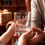 Verre à whisky 10 oz personnalisé avec 1-5 noms Fête des pères Cadeau d'anniversaire pour papa Grand-père