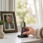 Personnalisé Photo créative à 3D Statue Ornement avec base et nom Décoration de la maison en mémoire aimante Sympathie Cadeau pour Ami Pet Lover