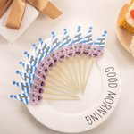 Personalized 12 Pcs Face Photo Cupcake Toppers for Birthday Party Decorations
