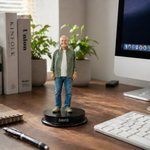 Personnalisé Photo créative à 3D Statue Ornement avec base et nom Décoration de la maison en mémoire aimante Sympathie Cadeau pour Ami Pet Lover