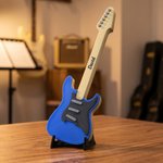 Personalized Multicolour Retro Guitar Shaped Guitar Pick Storage Case with Text Birthday Daily Gift for Guitar Players Music Lovers