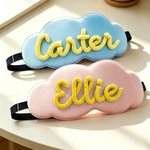 Personalized Multicolour Yarn Name Eye Mask with Name Daily Use Birthday Bridesmaid Gift for Sister Best Friends Family