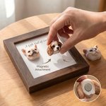 Cadre photo en bois avec texte pour chien, chat et animal de compagnie Cadeau d'anniversaire pour les amoureux des animaux de compagnie.