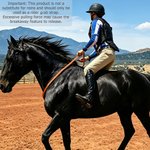 Personalised Multicolour Text PU Leather Horse Neck Strap Horseback Riding Use Training Birthday Gift for Equestrian Horse Owner Horse Rider