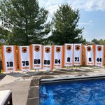 Personalisiertes Strandtuch mit Namen Nummer und Logo | schnelltrocknend | Badetuch für Sport und Schwimmen | Geburtstag Geschenk für Vereine Teams