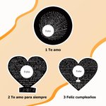 Collar personalizado de girasol con proyección de foto y te amo en 100 idiomas joyería fina regalo de cumpleaños y aniversario para mujer