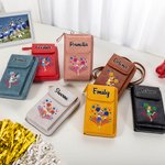 Personalized Multicolour Cheerleading Girl PU Leather Phone Wallet Crossbody Bag with Name Birthday Team Gift for Her
