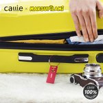 Personalised  Long-Tailed Leopard Marsupilami  Luggage Tag with Text Travel Essentials Birthday Gift for Family Travel Lovers | Callie × Marsupilami®