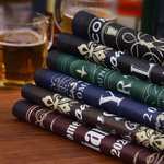 Personalized Retro Bar Mat Coaster Bottle Opener Set with Text and Year Bar Accessory Father's Day Birthday Gift for Bartender Cocktail Lover