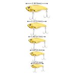 Personalized Fishing Pattern Wood Storage Box Set with Lifelike Fish Hooks and Name Birthday Father's Day Gift for Dad Husband Fishing Lover