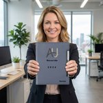 Cuaderno binder personalizado de cuero pu con logotipo nombre eslogan y año regalo de cumpleaños y aniversario para amigos y mujeres