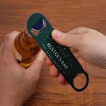 Personalized Retro Bar Mat Coaster Bottle Opener Set with Text and Year Bar Accessory Father's Day Birthday Gift for Bartender Cocktail Lover