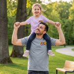 T-shirt Sweatshirt à capuche avec texte personnalisé Best Dad Heart Watercolor Photo T-shirt Sweatshirt Hoodie with Everyday Wear Fête des pères Cadeau d'anniversaire pour papa grand-père