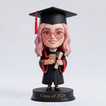 Personalized Mini 3D Graduation Photo Figurine Plaque with Text Anniversary Graduation Keepsake Birthday Gift for Graduates
