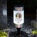 Henkilökohtainen Aina rakasti Photo Solar Garden Light nimi ja vuosi Garden Decor Sympathy Memorial lahja menetys rakkaan kanssa