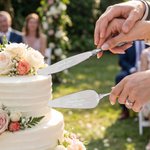 Set de couteau pelle fourchettes à gâteau personnalisé avec nom et date - Boîte cadeau incluse - Cadeau mariage fiançailles anniversaire pour couple