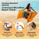 Serviette de plage personnalisée avec nom pour les vacances d'été, les anniversaires et les fêtes de plage pour les garçons, les enfants et les adolescents qui aiment les camions.